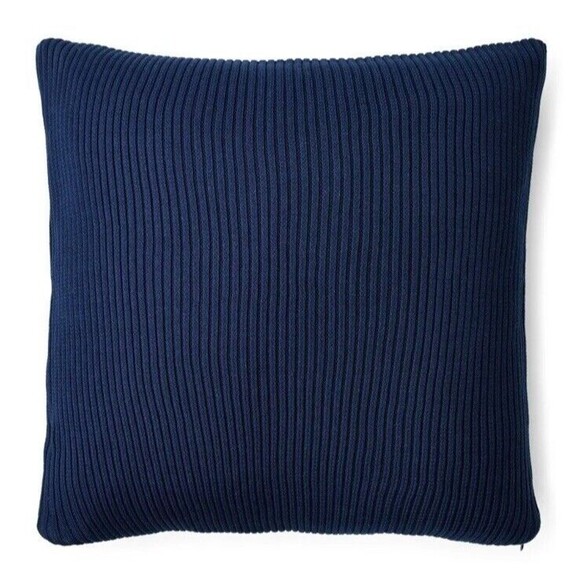 Lauren Ralph Lauren Home 18” Square Flora Rib-Knit Throw Pillow (1) $135 - Picture 1 of 5